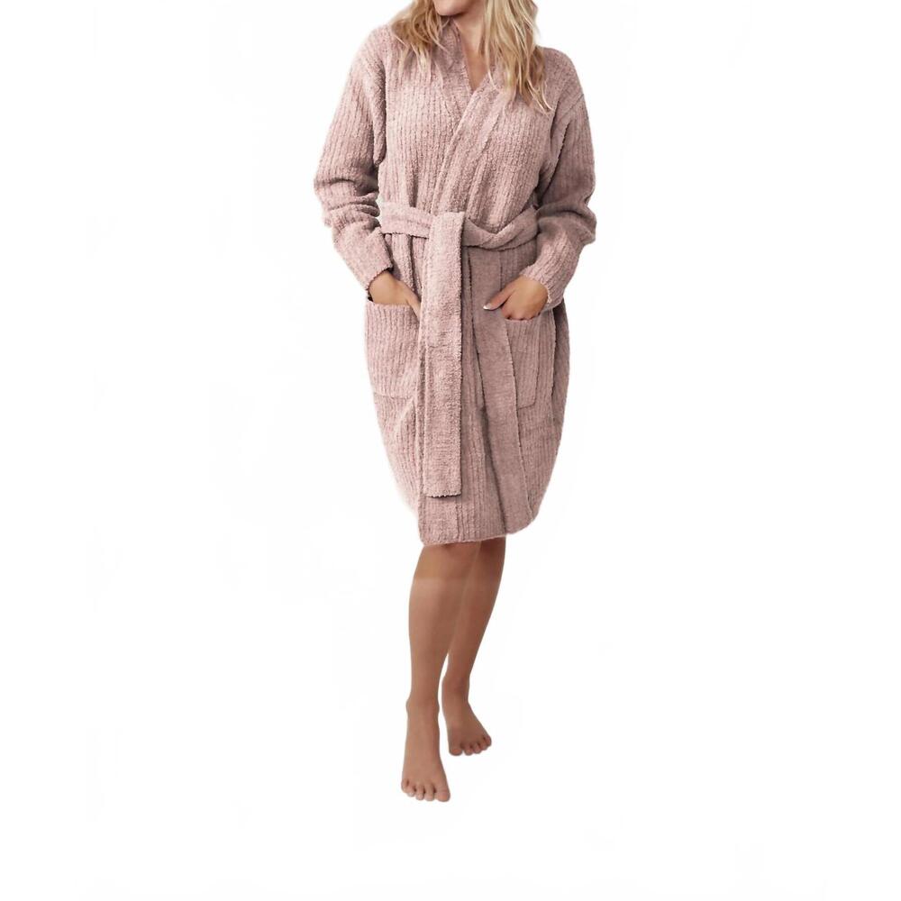 NEW SUNDAY CITIZEN snug ribbed cardigan in rose